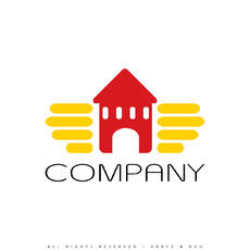 House and Stylish Hands logo 