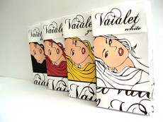 Дизайн на лого "Vaialet" и опаковки за цигари