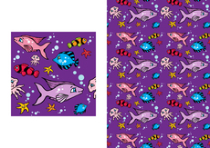 Kids Patterns design and illustration 