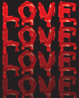 Креативен Дизайн с думата LOVE 3