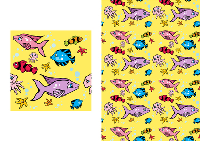 Kids Patterns design and illustration 