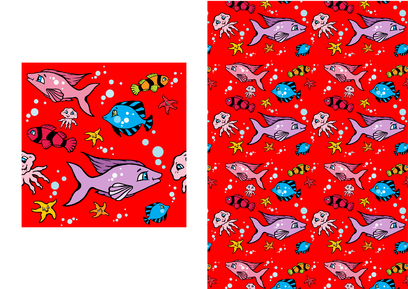 Kids Patterns design and illustration 