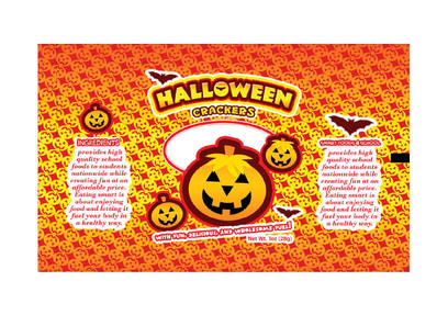 Дизайн на опаковки за крекери Halloween